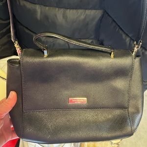Kate Spade Black Leather Top Handle Crossbody
